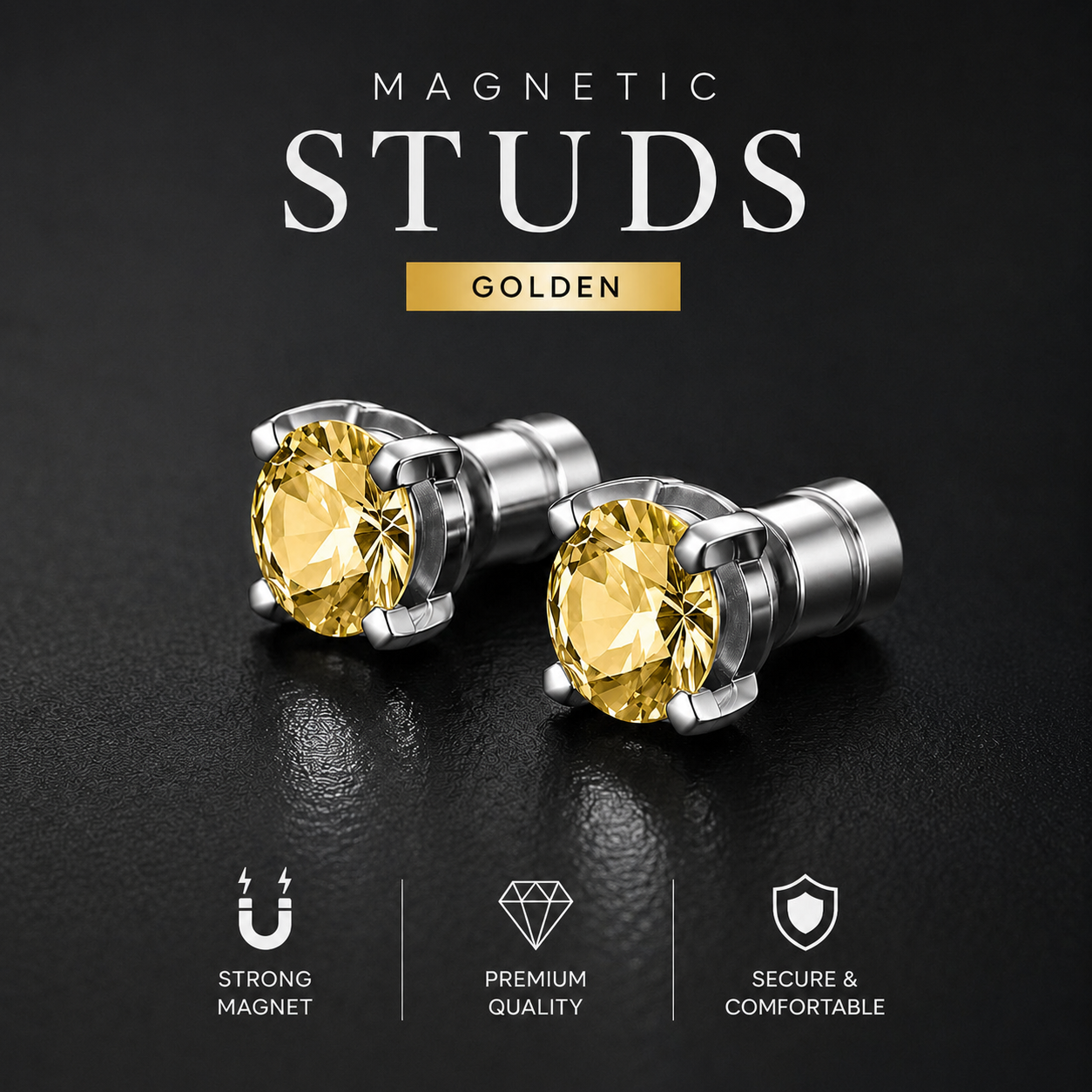 Ultra Shine Studs (Magnetic)