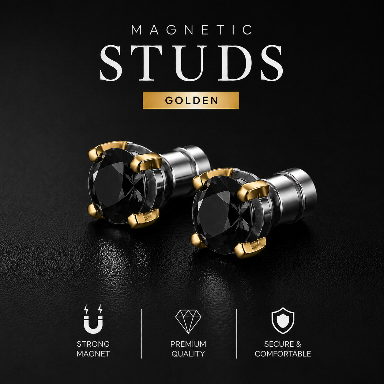 Ultra Shine Studs (Magnetic)